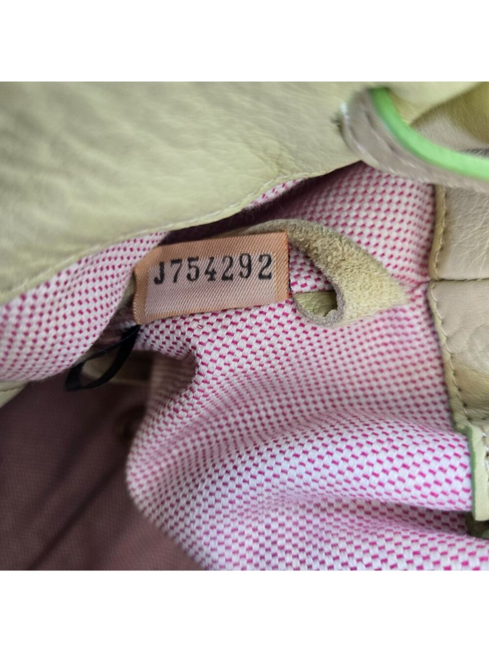 Dooney & Bourke Lime Green Medium Gathered Sac from the Marchesa Collection - Picture 12 of 12